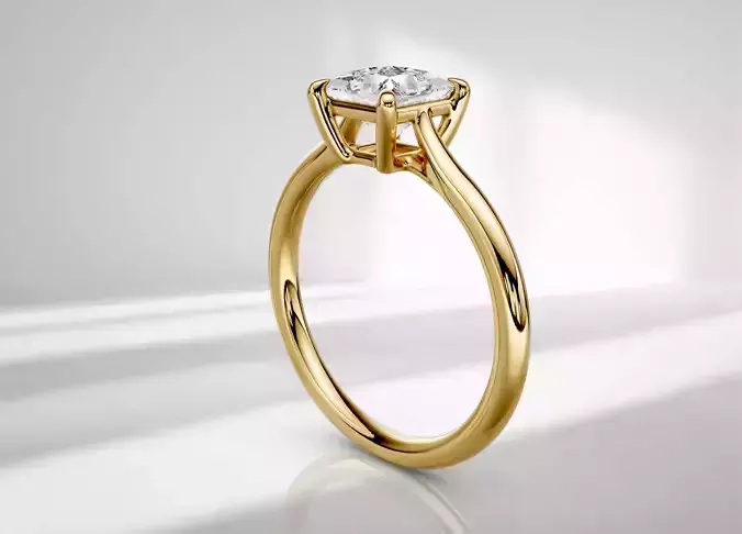 Engagement Solitaire Ring Eva 03