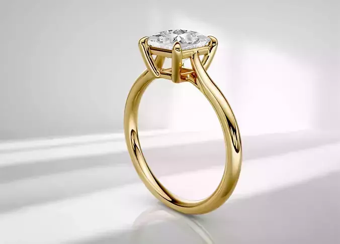 Engagement Solitaire Ring Eva 04