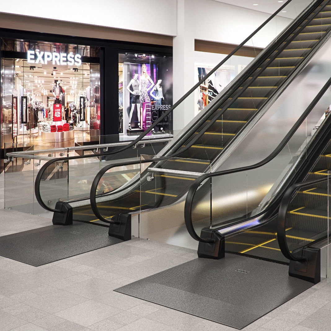 Escalator Kone TravelMaster 110 modular 3D model_2