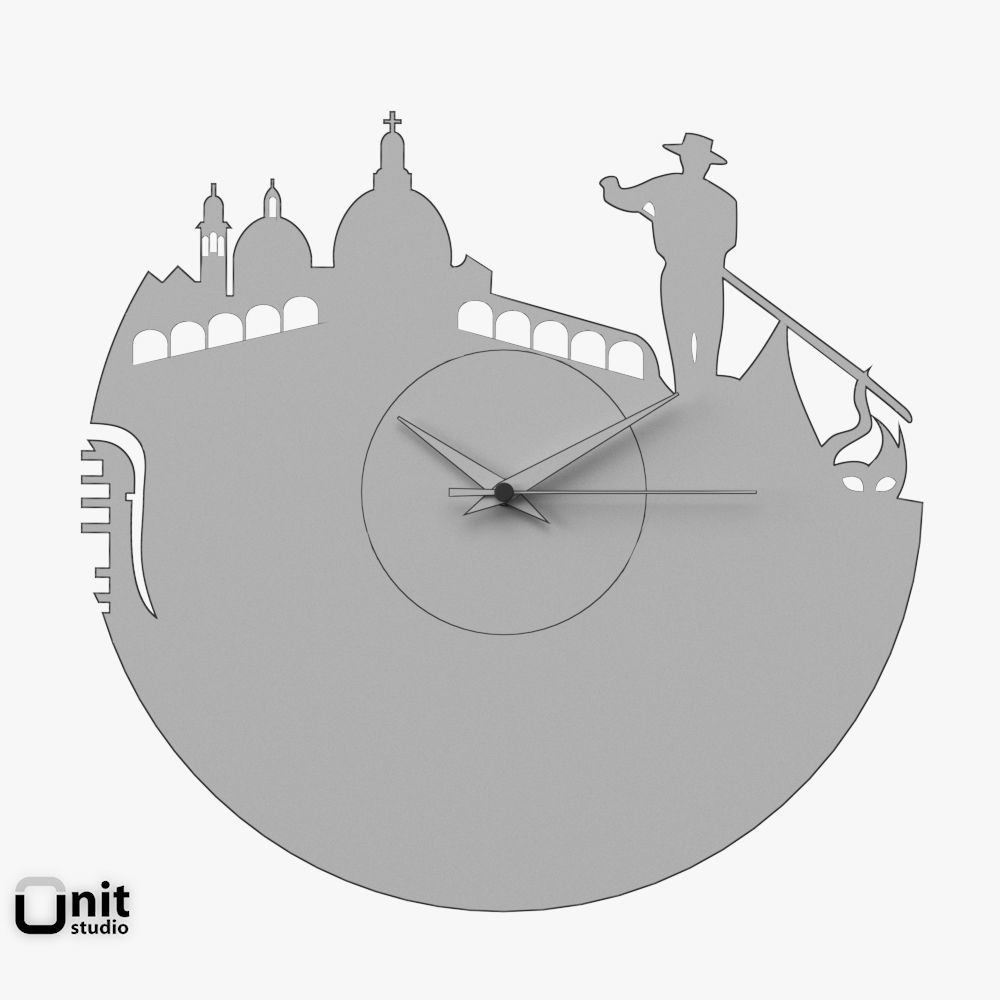 Venice Clock by Vinyluse 3D model_6