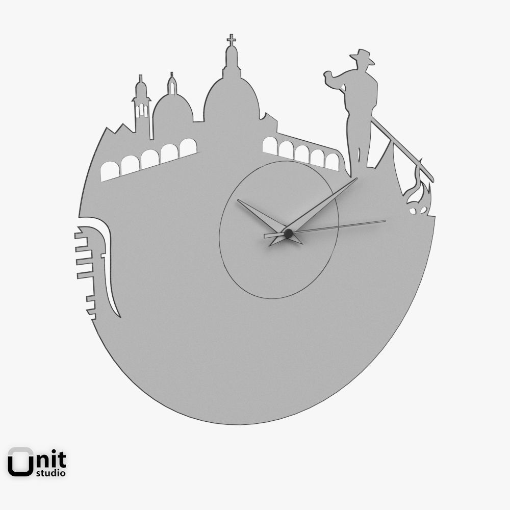 Venice Clock by Vinyluse 3D model_4