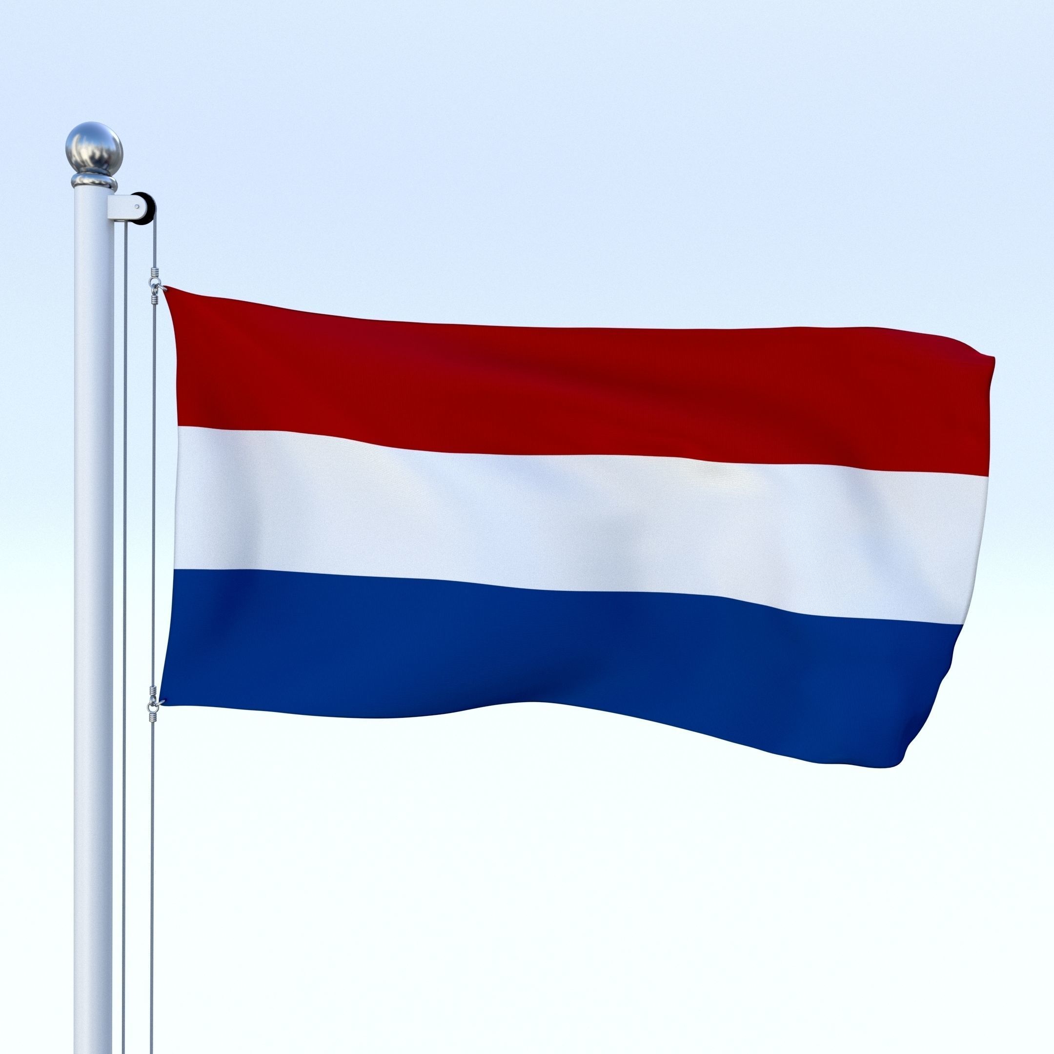 All European Flag Pack Low-poly 3D model_10