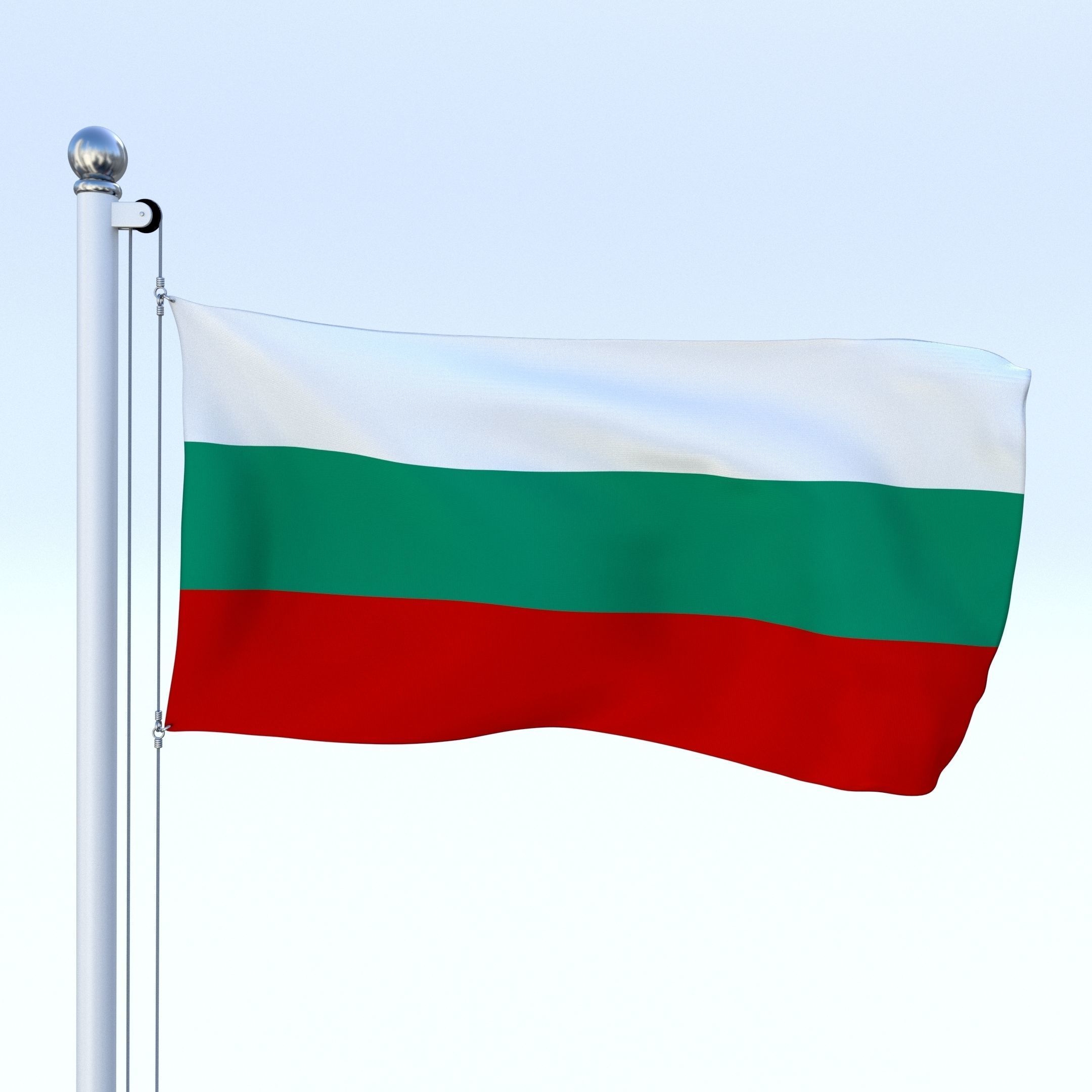 All European Flag Pack Low-poly 3D model_43