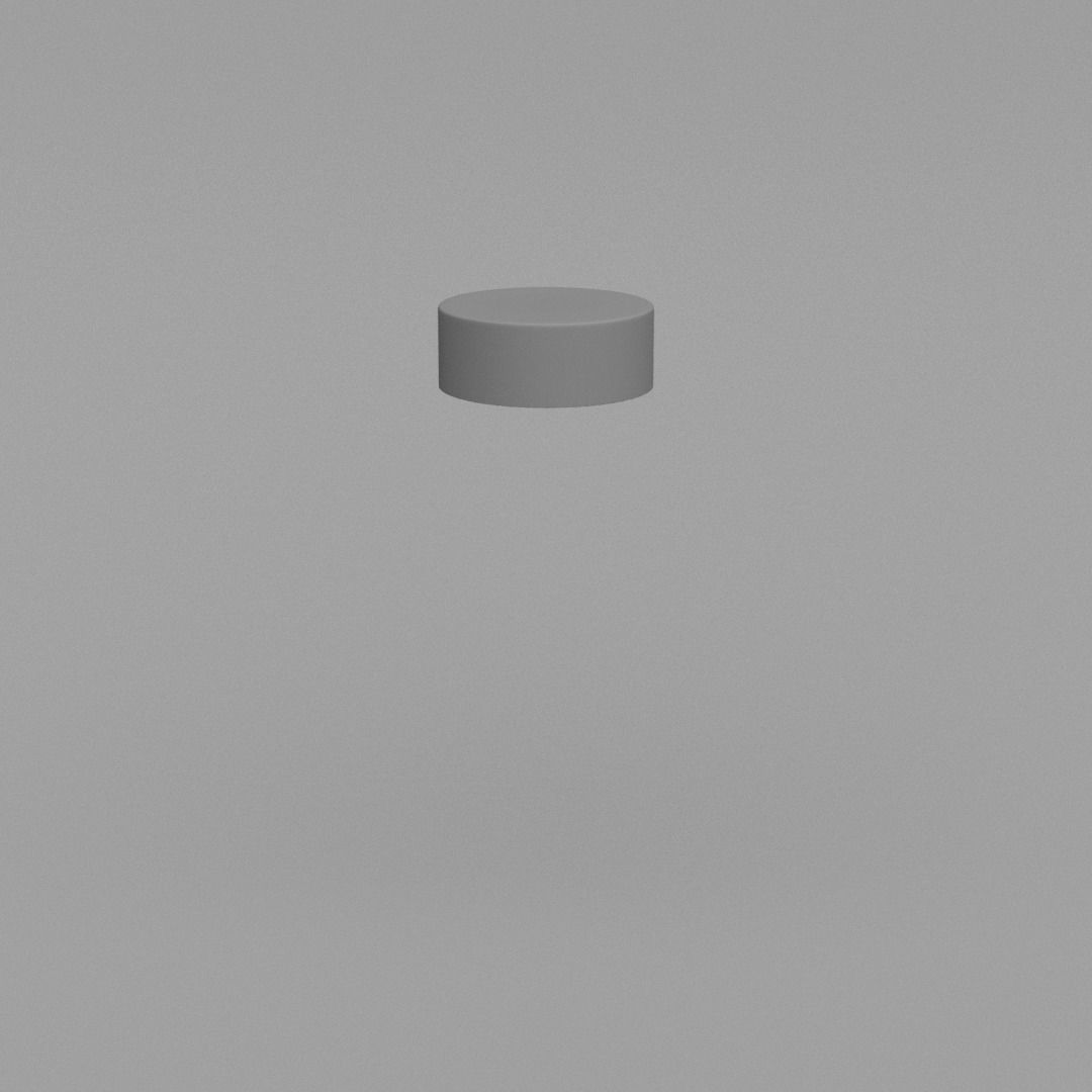 Pill Bottle Low-poly 3D model_4