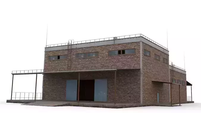 Hangar brick building