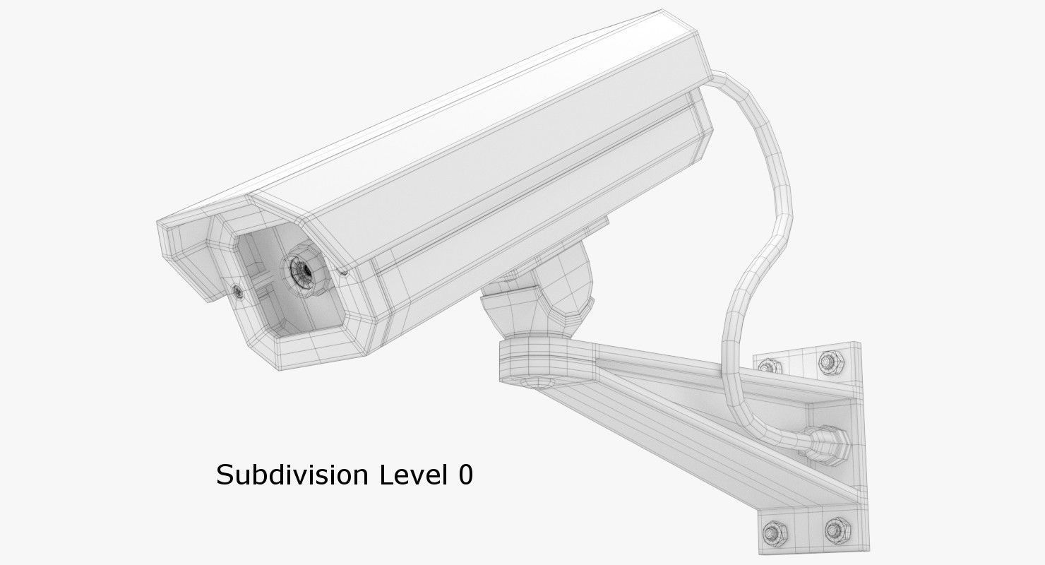 Security Camera 2 3D model_8