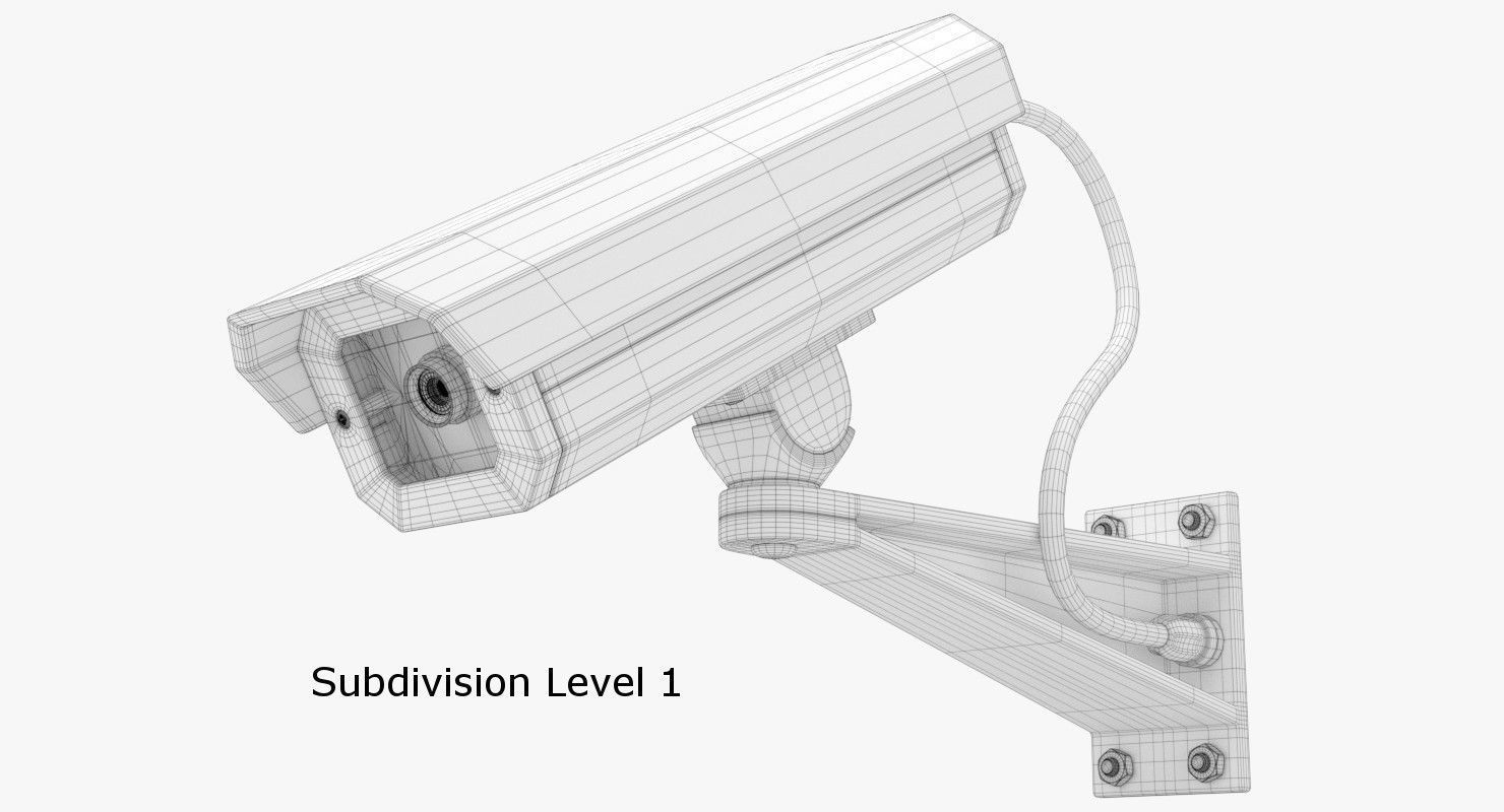 Security Camera 2 3D model_9