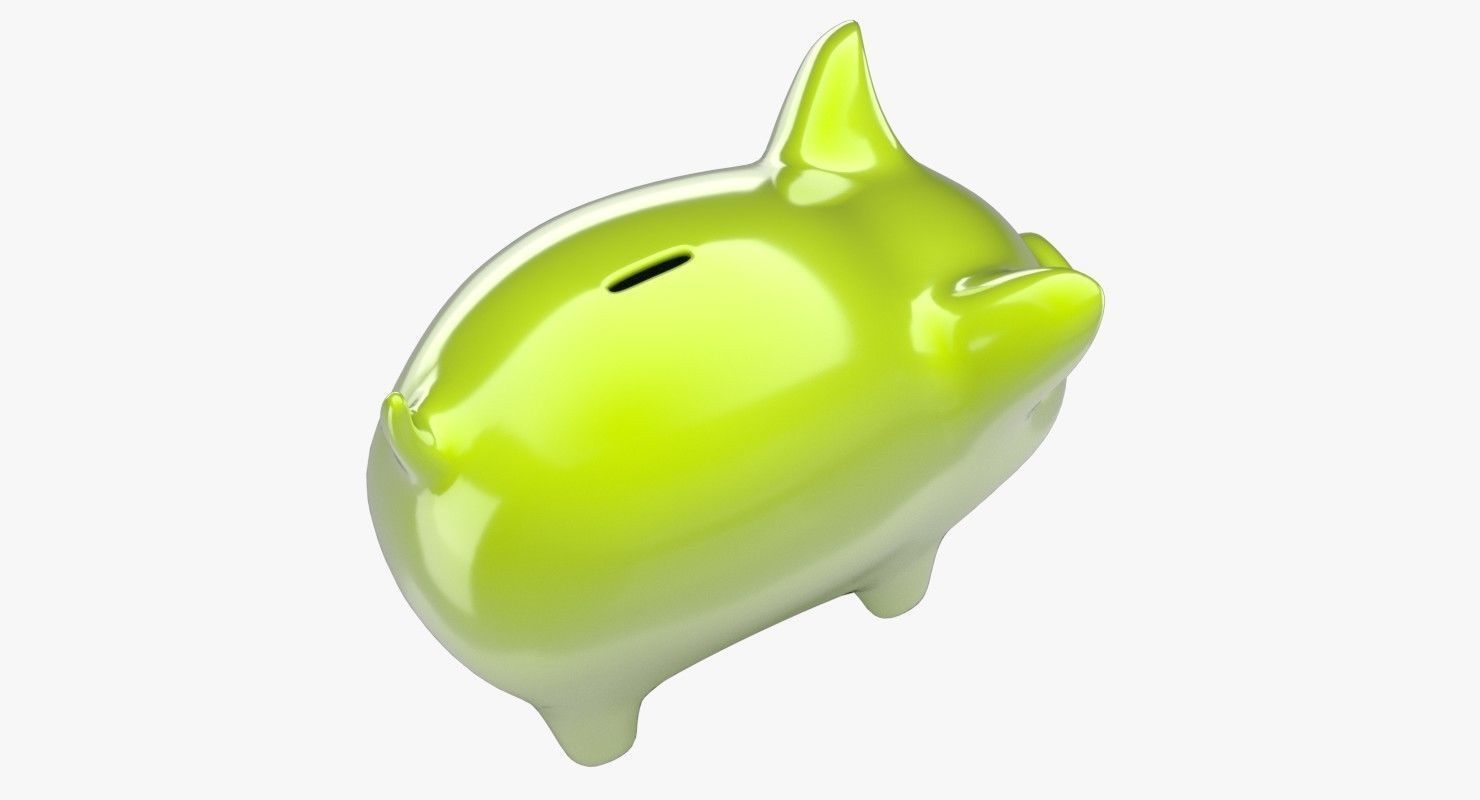 Piggy Bank 2 3D model_2