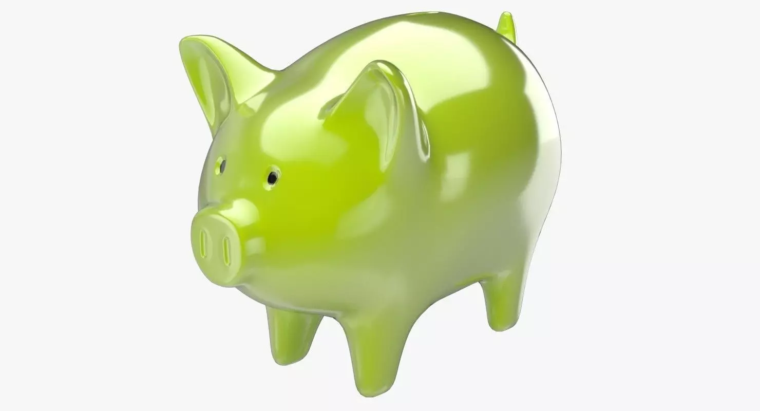 Piggy Bank 2 3D model_0