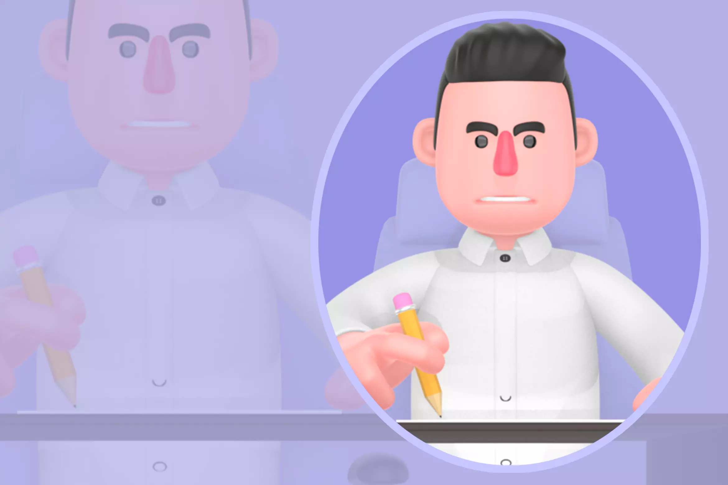Stylized 3D Businessman Character - Cartoon Male Office Worker 3D model