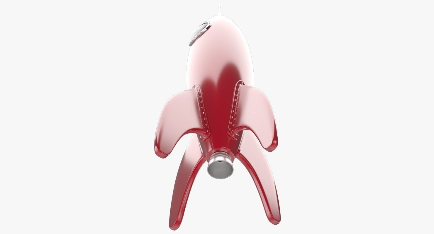 Rocket Ship 2 3D model_3