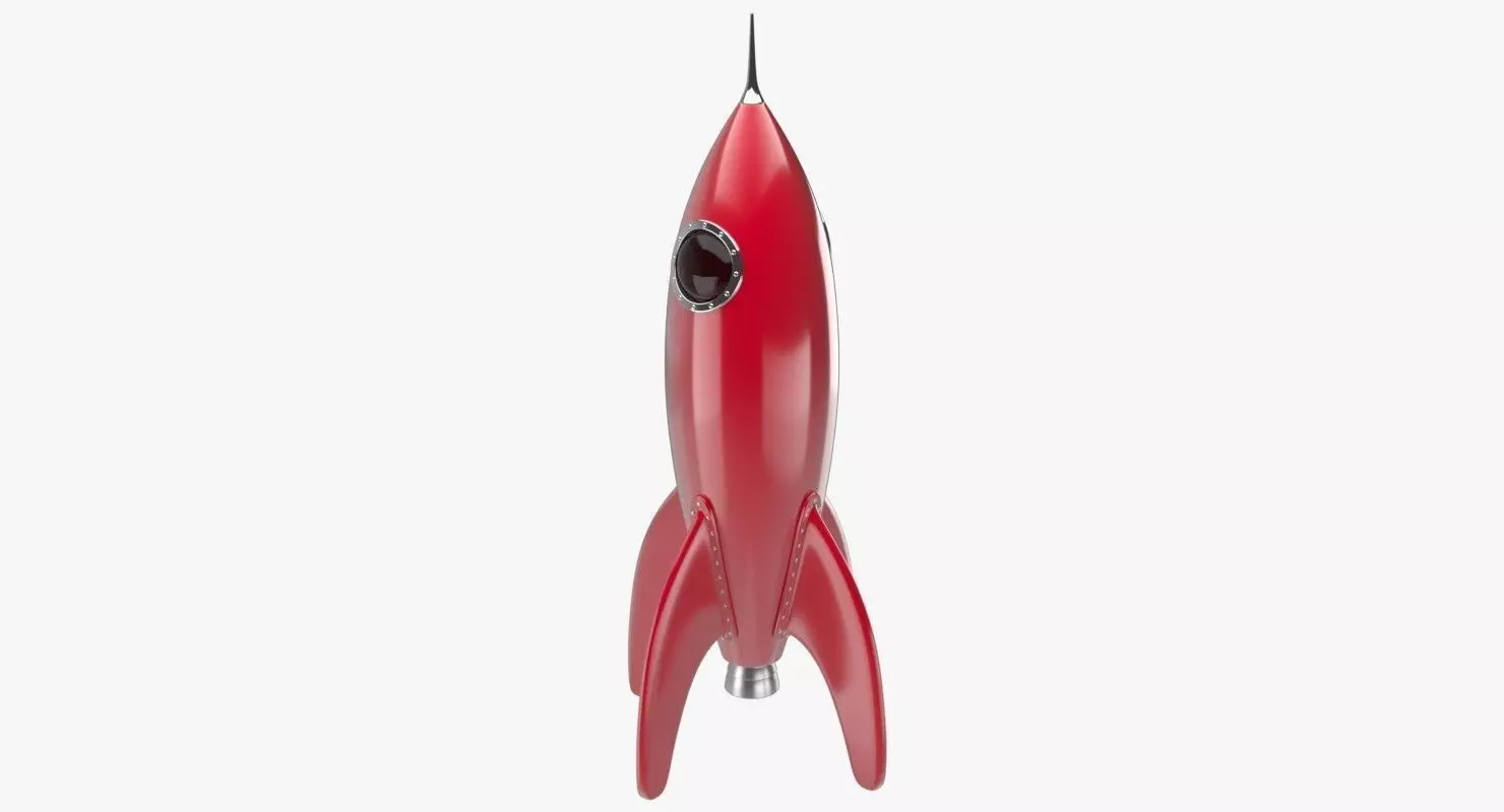 Rocket Ship 2 3D model_0