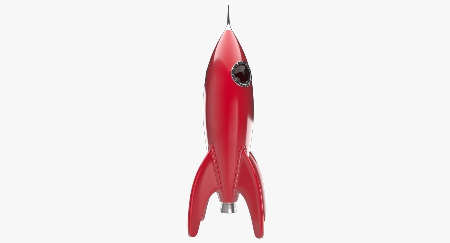 Rocket Ship 2 3D model_1