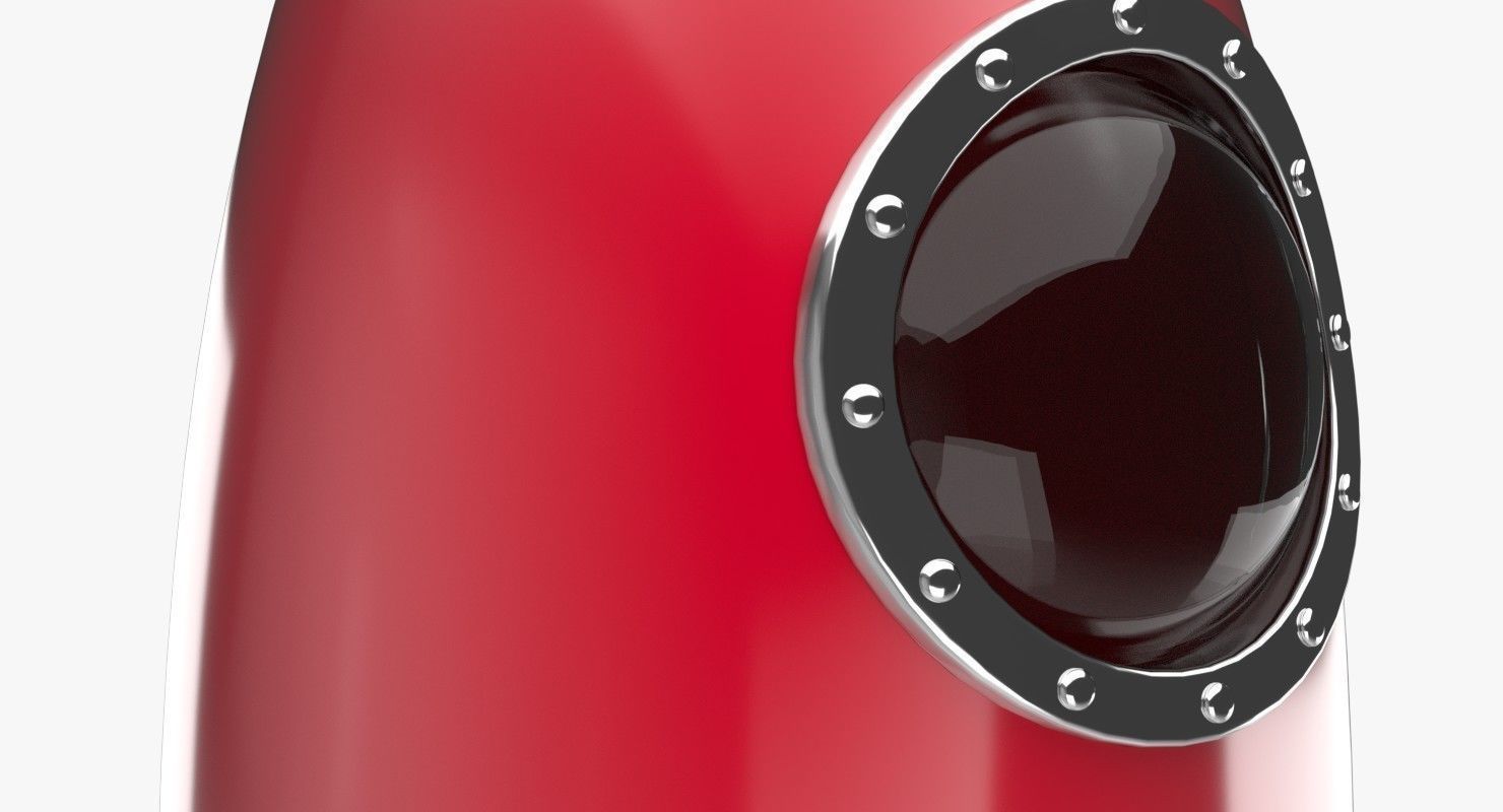 Rocket Ship 2 3D model_5