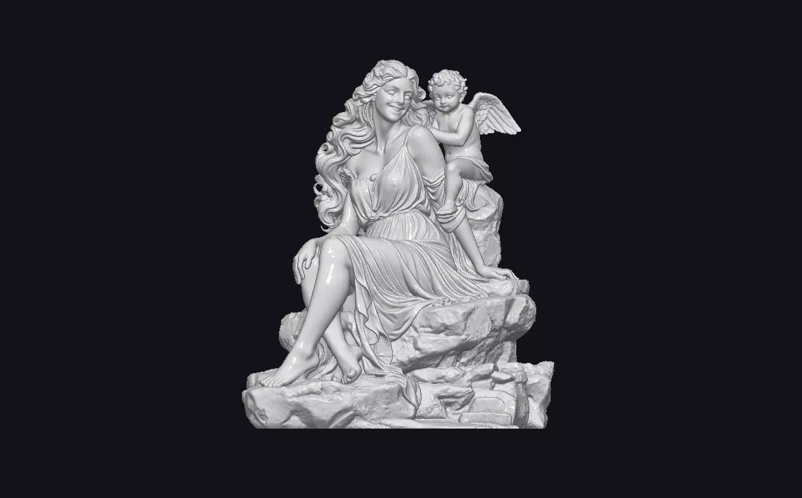 Aphrodite - Greek Goddess 3d Print model 3D print model