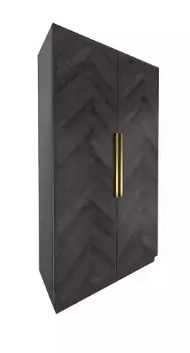 Restoration Hardware- Herringbone Cabinet-003