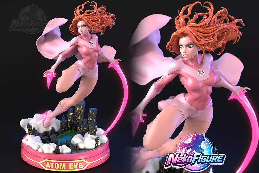 Atom Eve Invincible Statue Figurine stl printable 3D print model