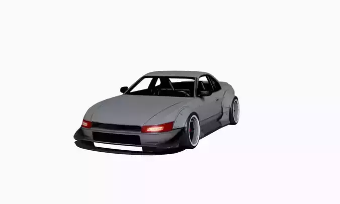 Track Inspired Urban Sports Car High Performance Design 3D model