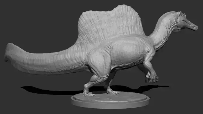 3D Spinosaurus for Printing Pose 01