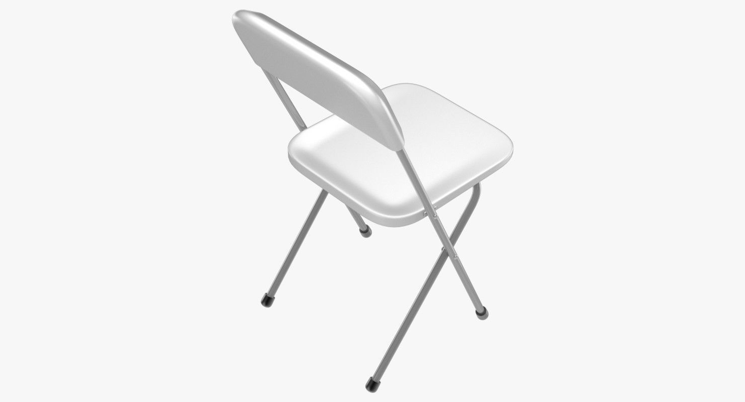 Folding Chair 3D model_2