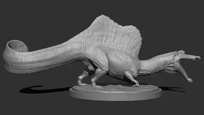 3D Spinosaurus for Printing Pose 02