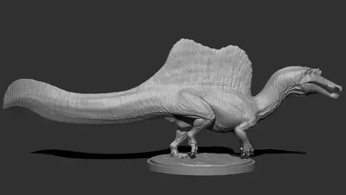 3D Spinosaurus for Printing Pose 03