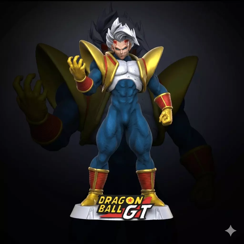 Baby Vegeta Dragon Ball GT 110 Scale Sculpture STL 3D print model