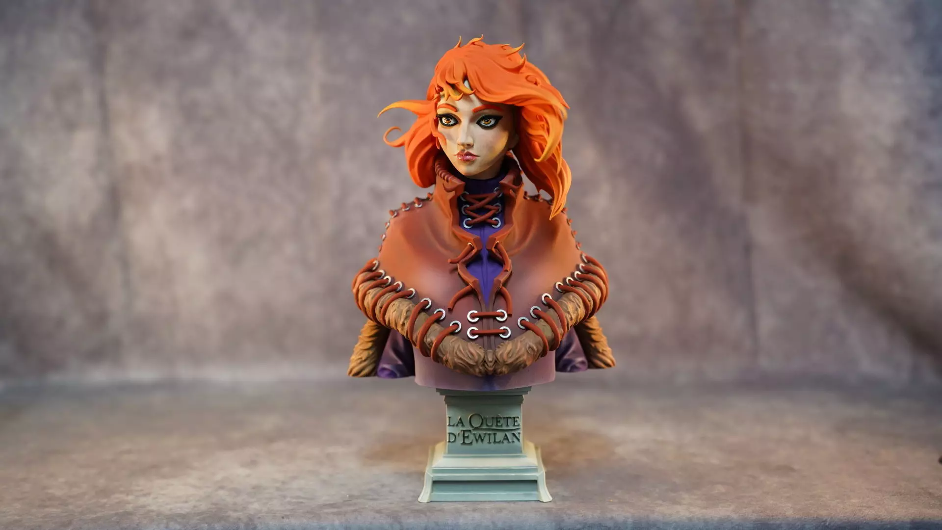 STL Buste Ewilan La Quete dEwilan 3D print model