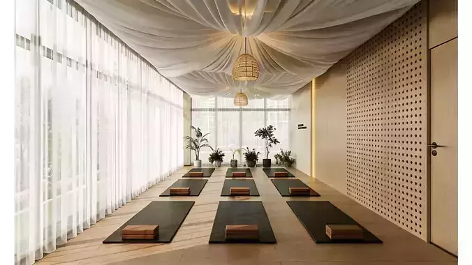 Yoga Studio 3D model