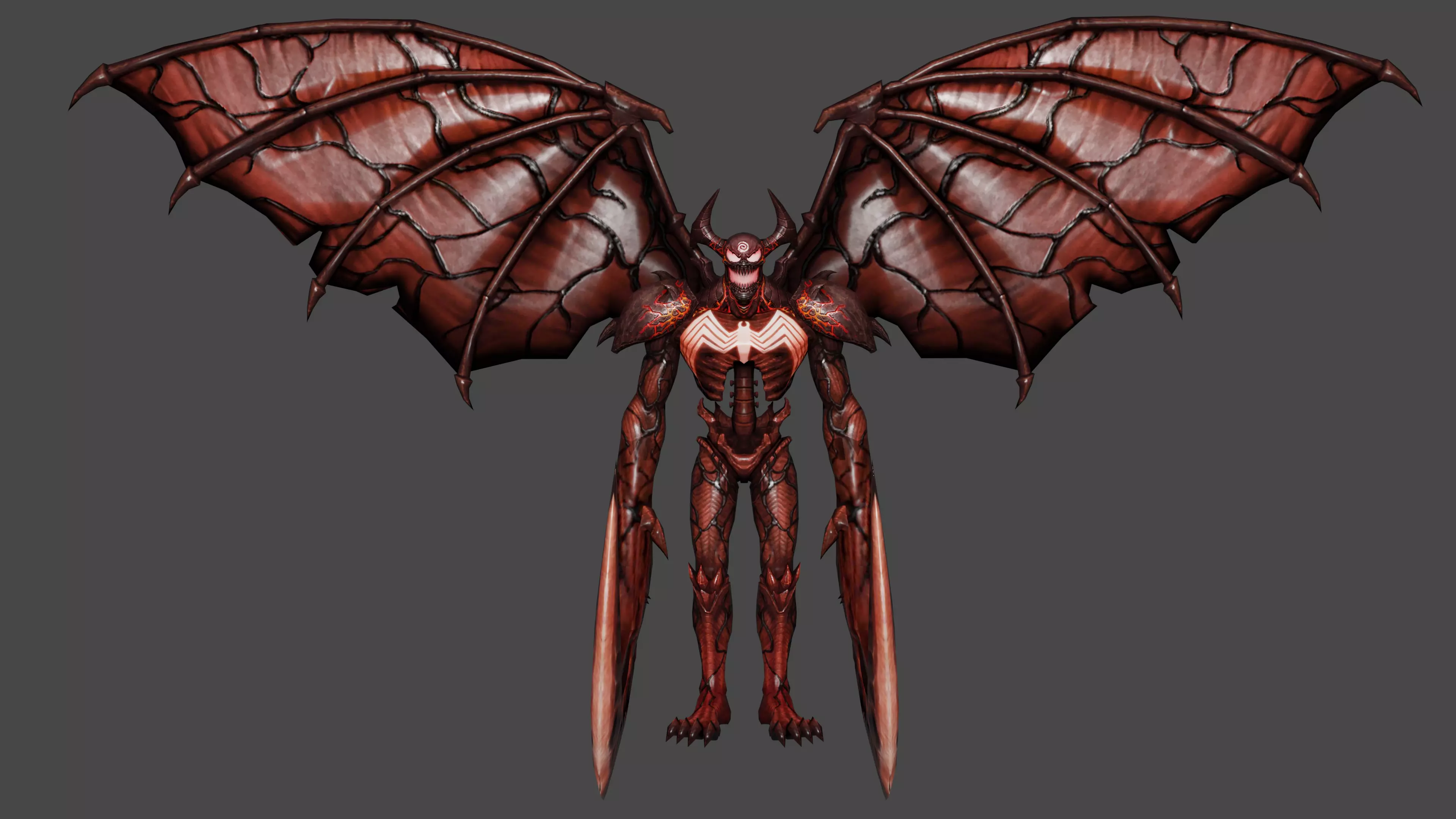 Carnage 3D Model Low-poly 3D model