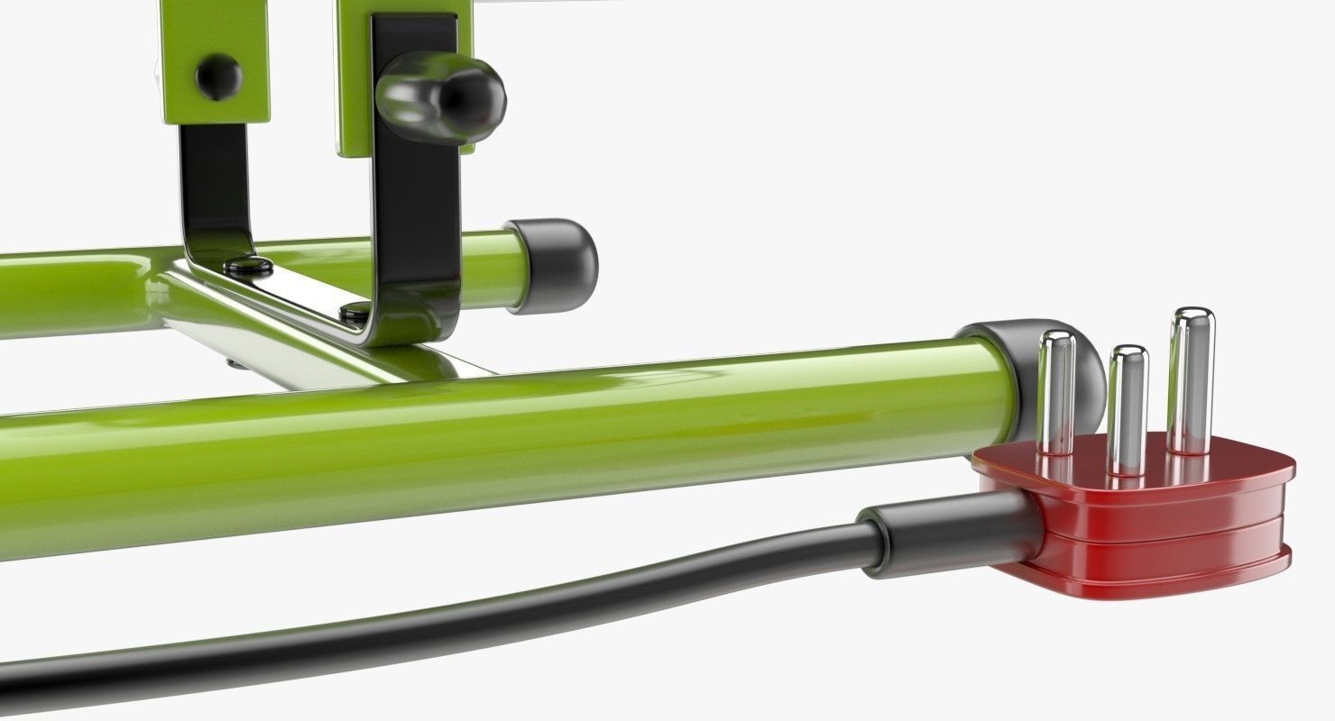 Halogen Work Light 1 3D model_4