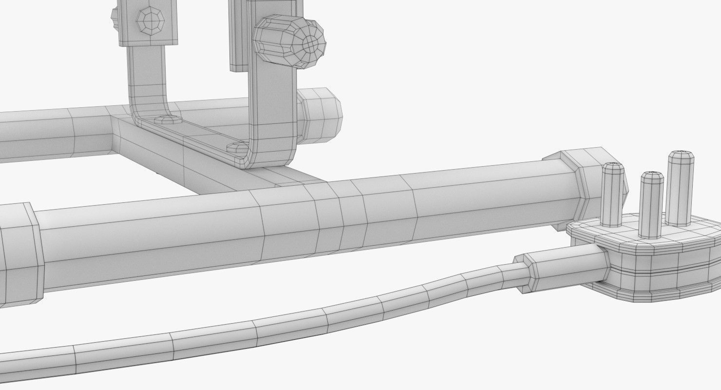 Halogen Work Light 1 3D model_10