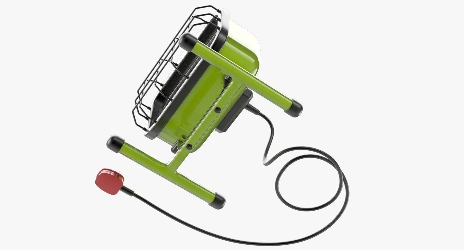 Halogen Work Light 1 3D model_3