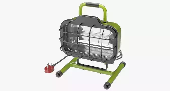 Halogen Work Light 1 3D model