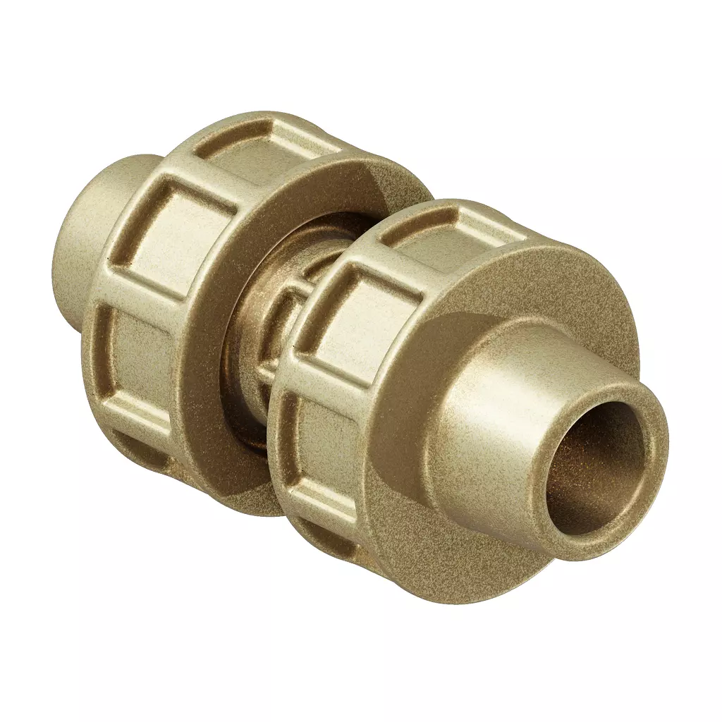 Brass Exquisite Pipe Fitting 3D model