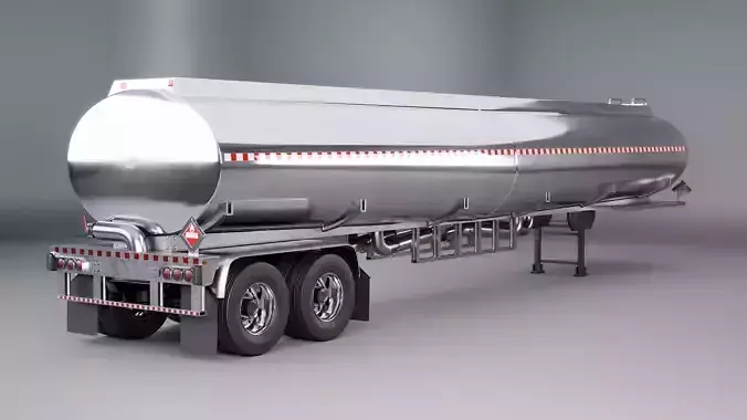 Tanker Semi-Truck Trailer