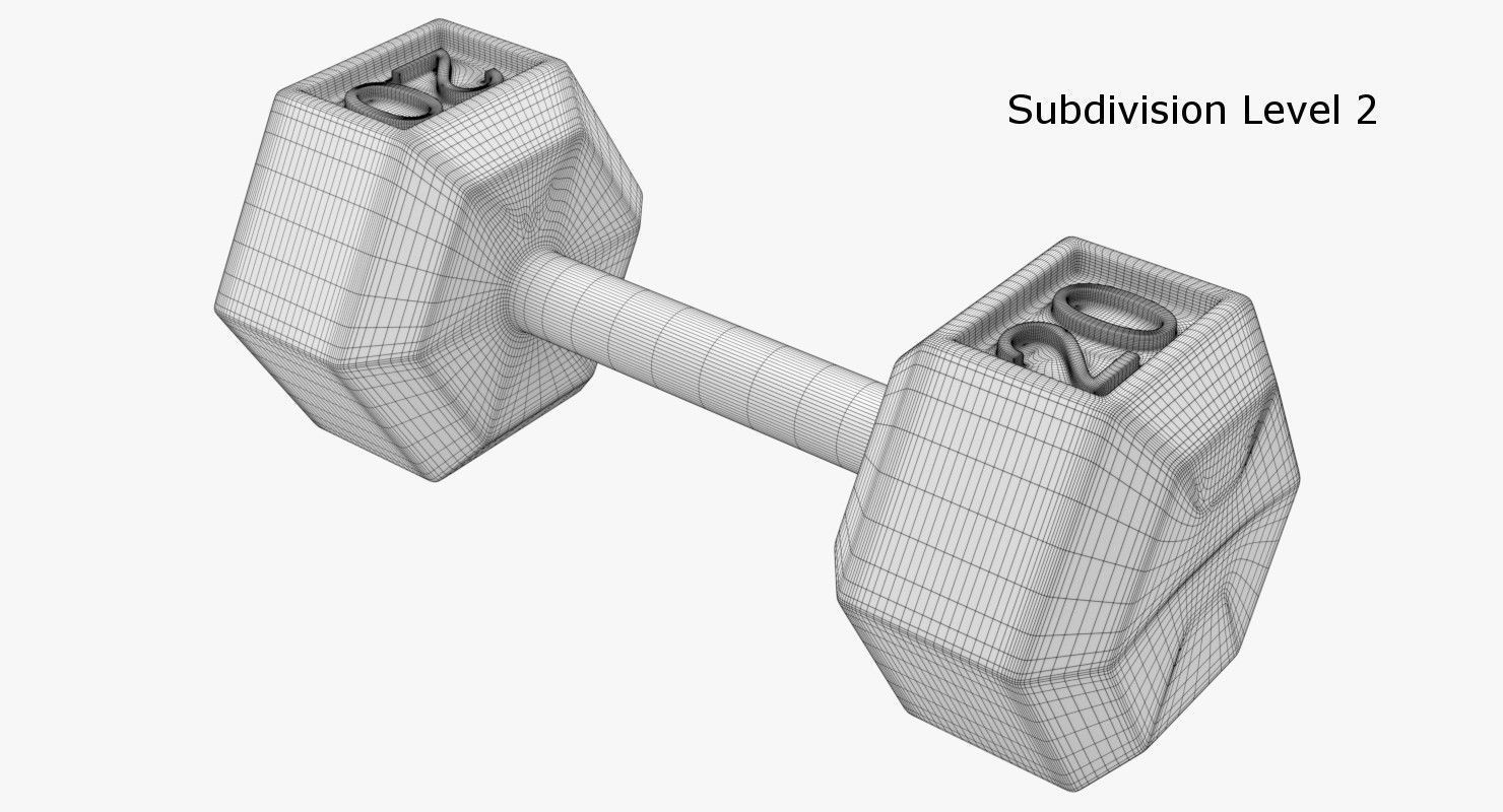 Dumbbell 2 3D model_6