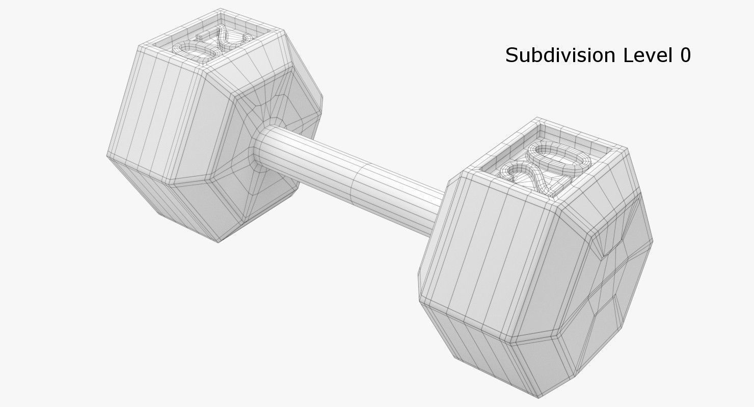 Dumbbell 2 3D model_4