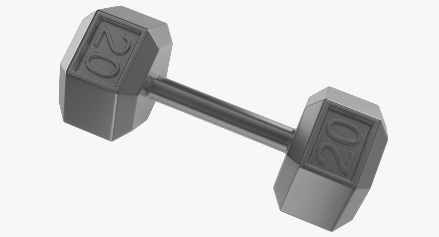 Dumbbell 2 3D model_2