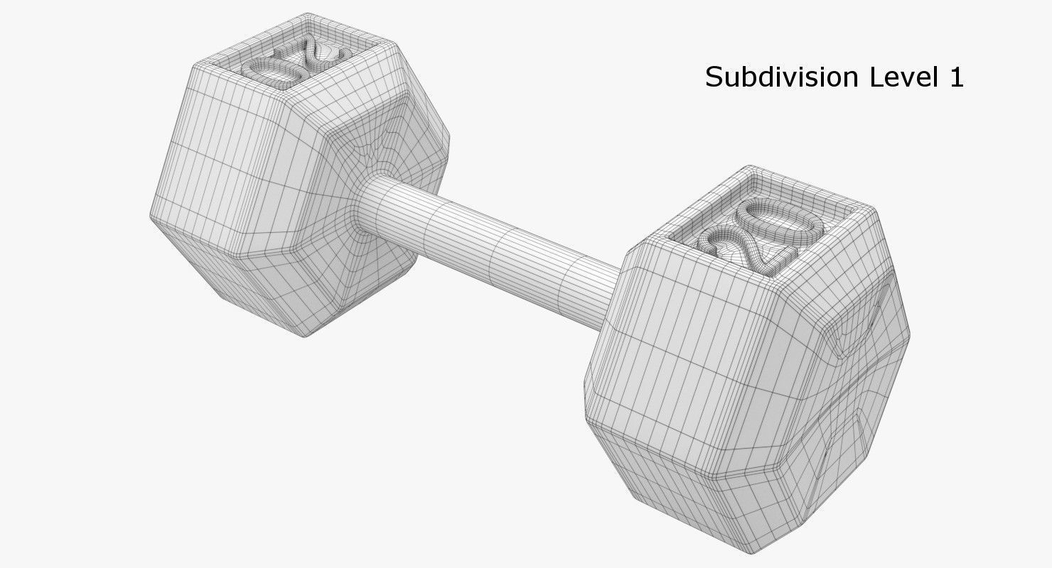 Dumbbell 2 3D model_5