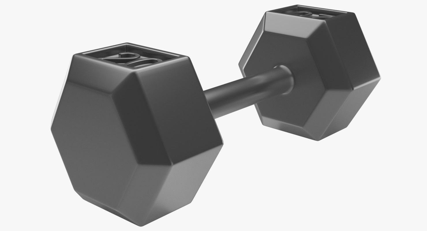 Dumbbell 2 3D model_1