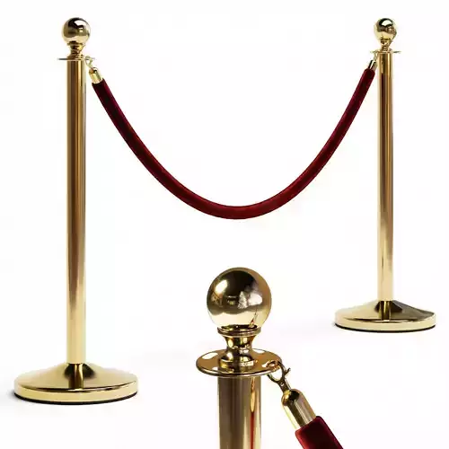 Rope stanchion 3D model
