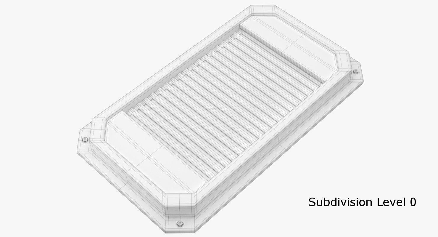 Air Vent 2 3D model_4