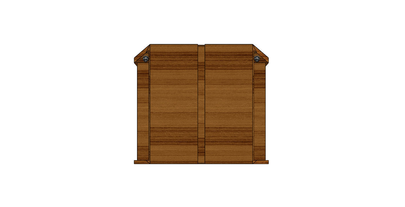 Futuristic Table with storage space GRAMON 3D model_6