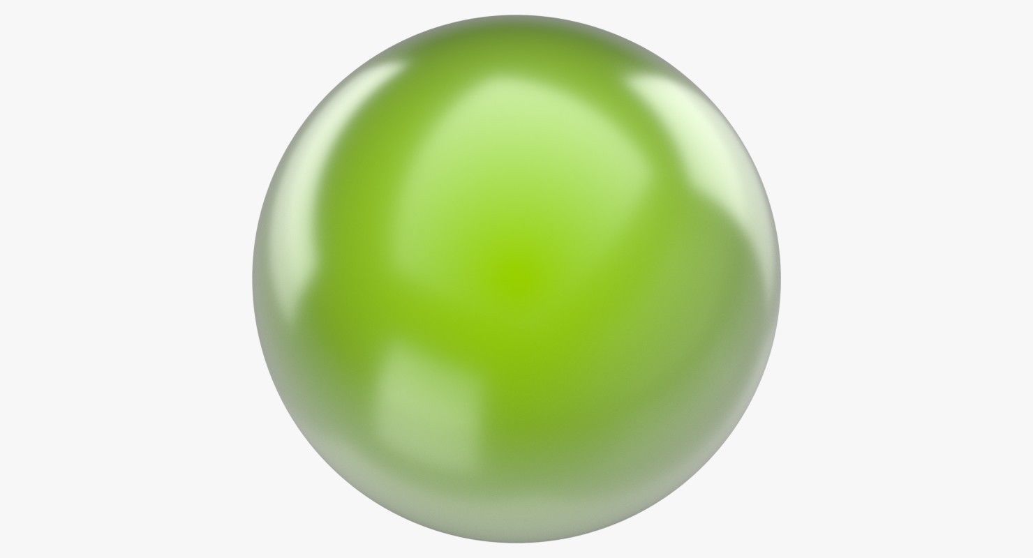 Bowling Ball 3D model_2