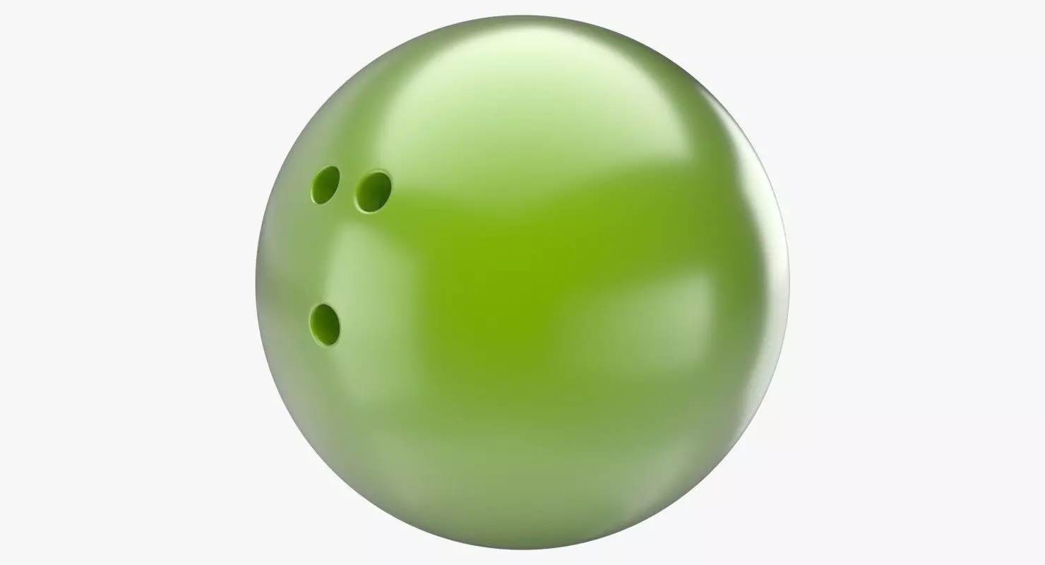 Bowling Ball 3D model_0