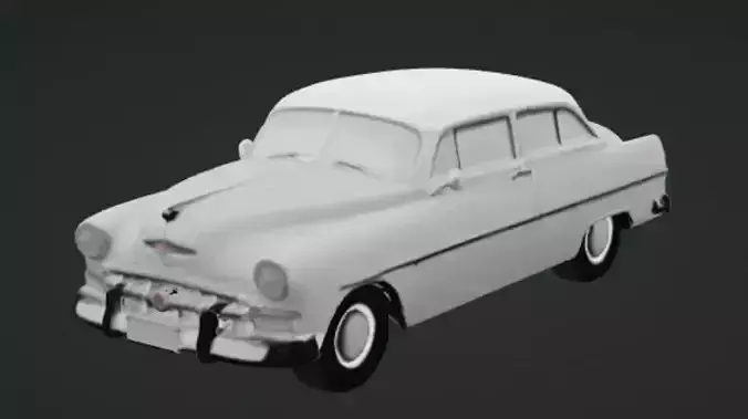 Classic Cuban Car 3D model