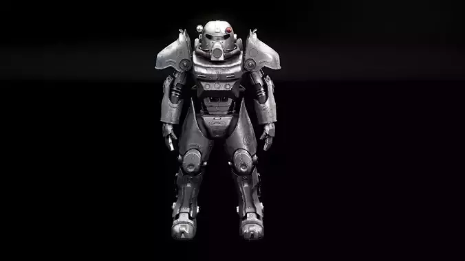 Post Apocalyptic Power Armor 3D model