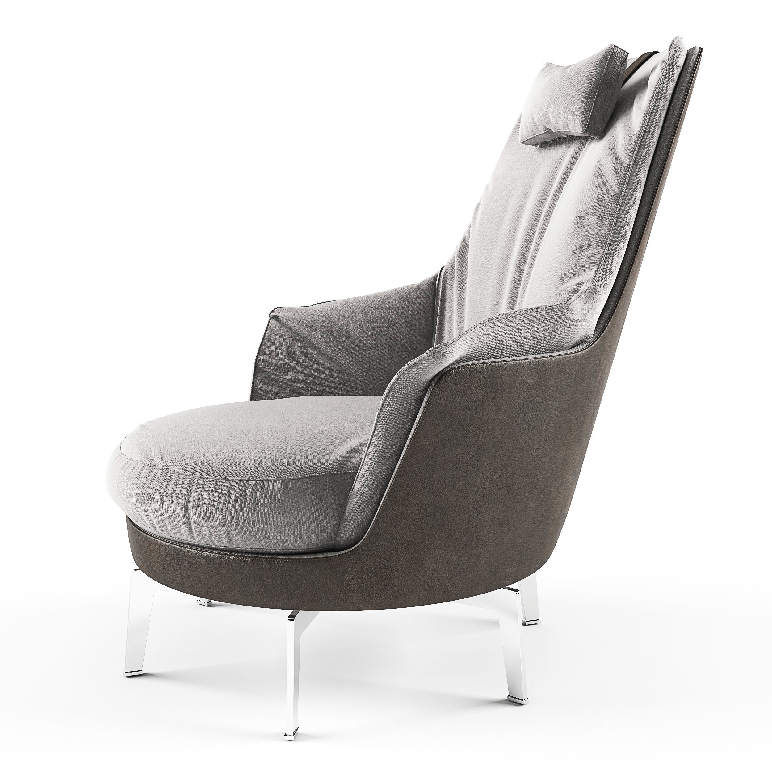 Guscioalto light armchair  3D model_2