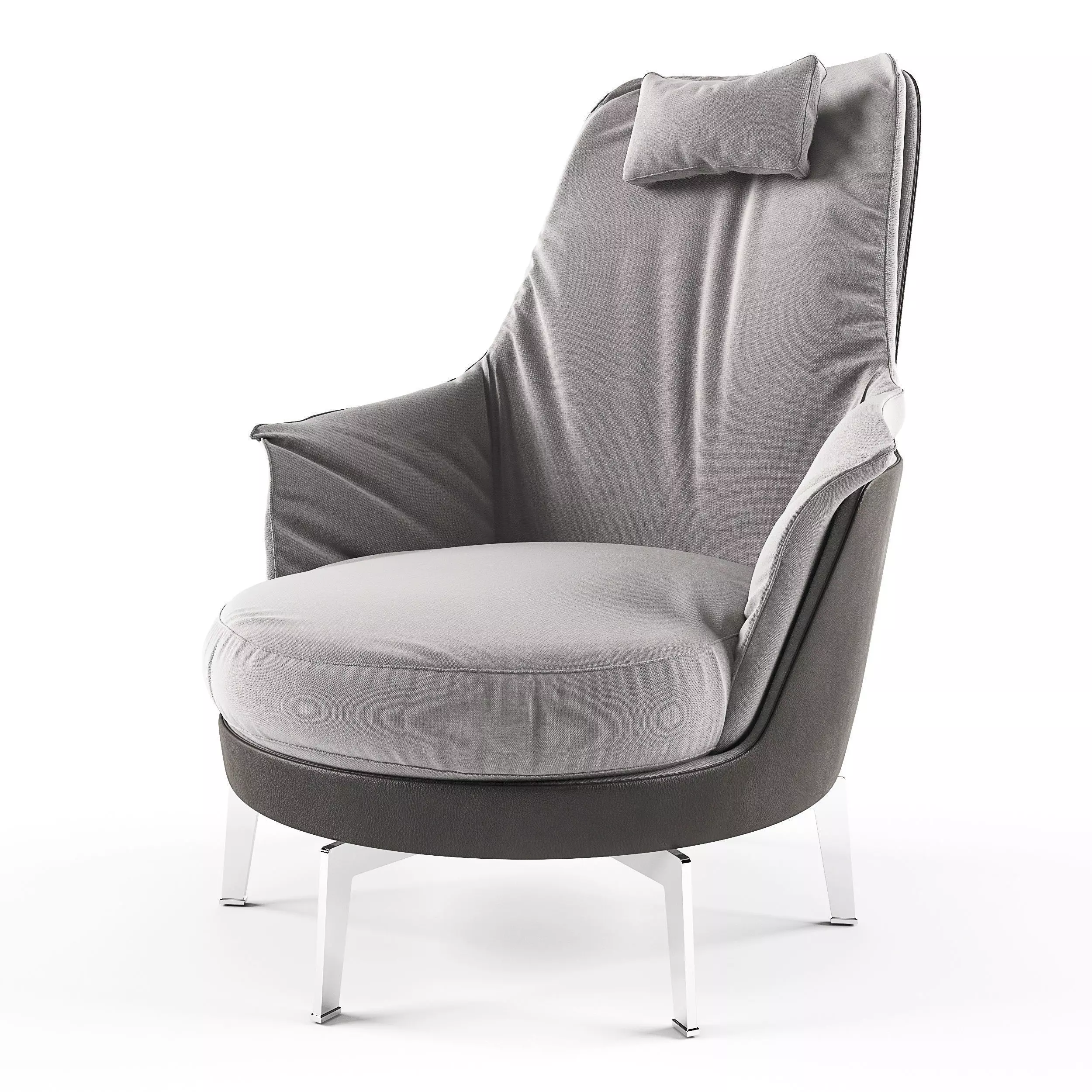Guscioalto light armchair  3D model_0